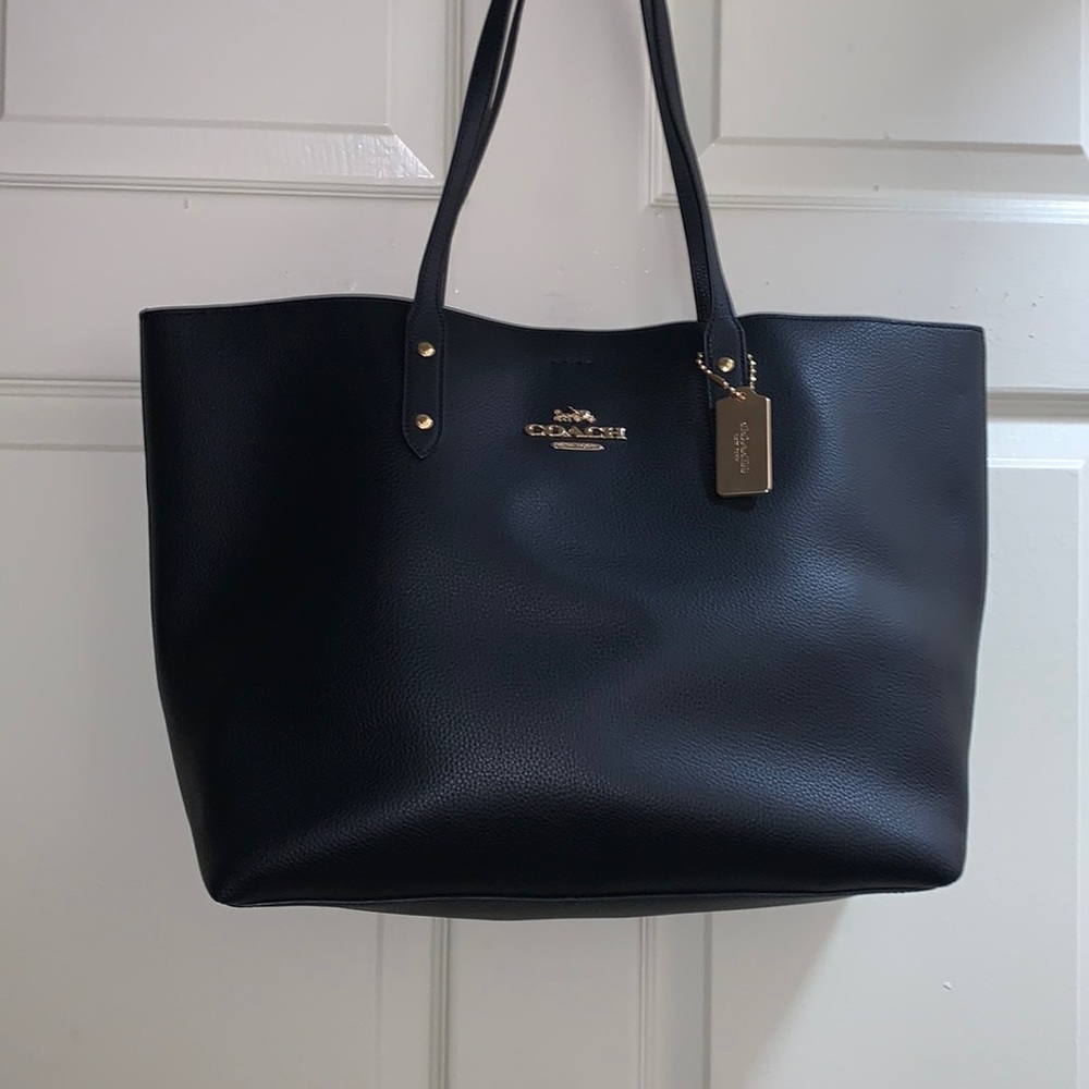 NWT COACH BLACK TOTE